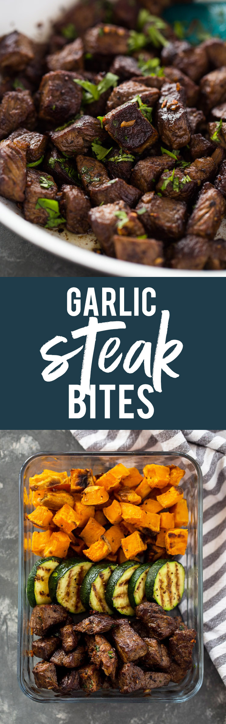 Garlic Steak Bites