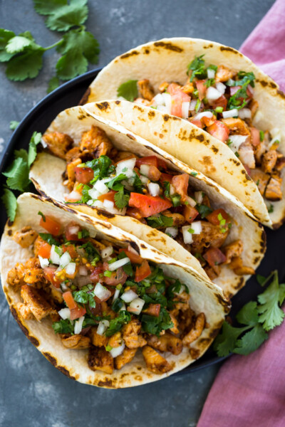 Easy 20 Minute Chicken Tacos | Gimme Delicious