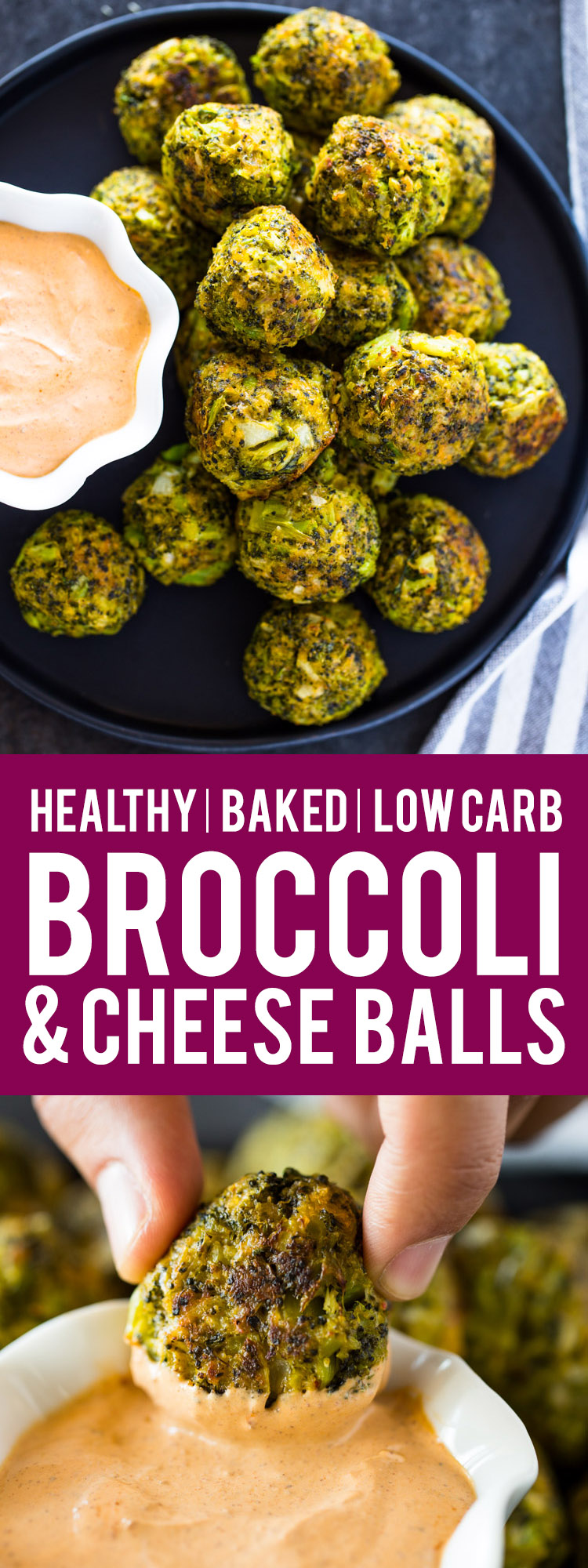 Broccoli Cheese Balls (Low Carb / Keto Friendly)
