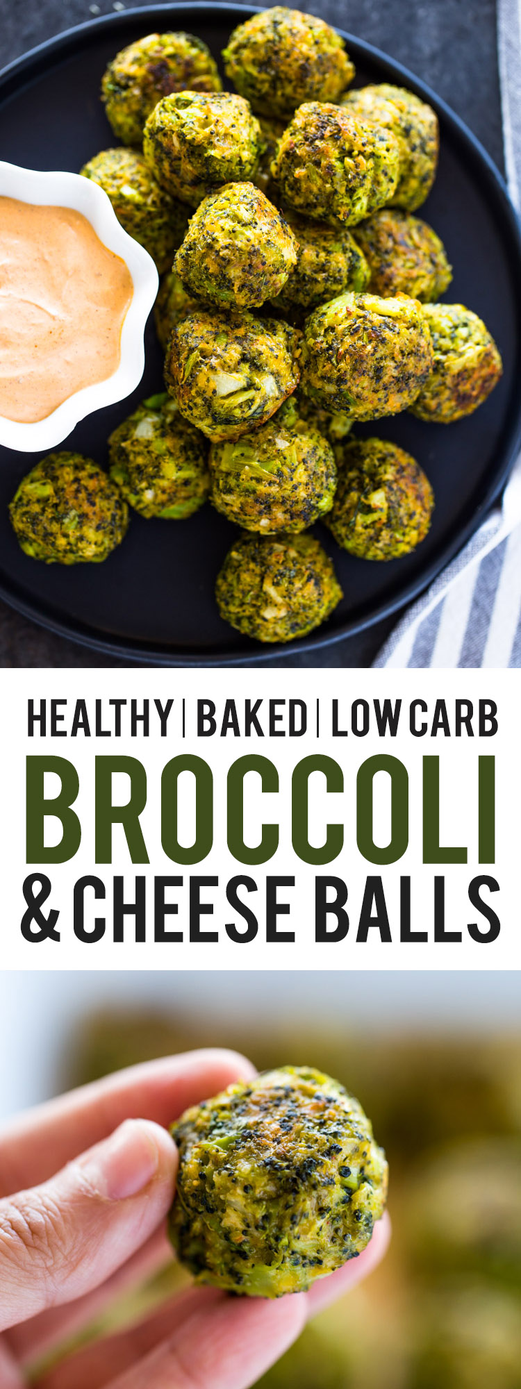 Broccoli Cheese Balls (Low Carb / Keto Friendly)