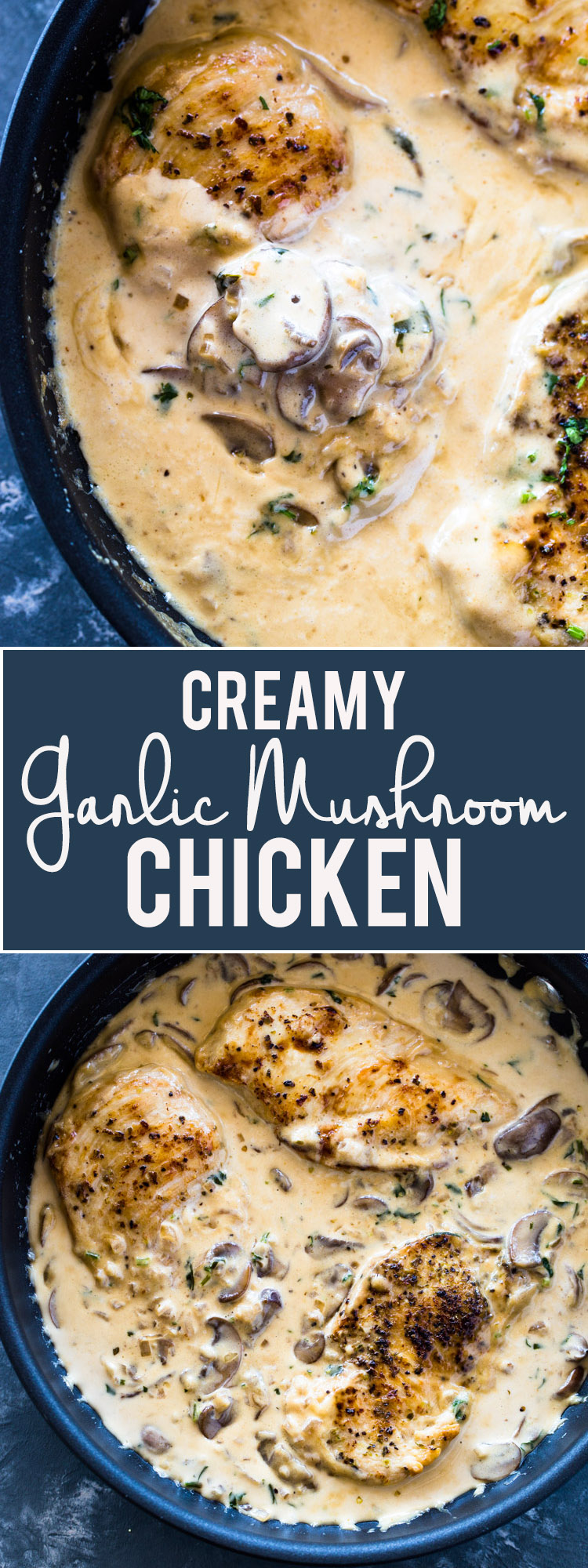 Creamy Garlic Mushroom Chicken (Low-Carb Keto)