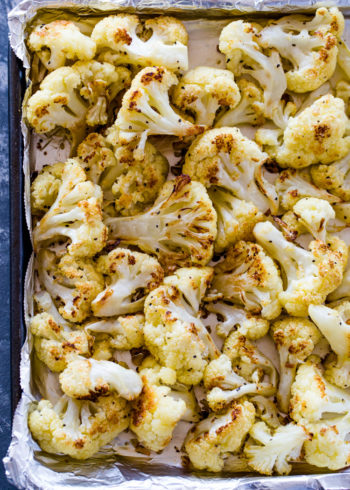 Roasted Garlic Cauliflower | Gimme Delicious