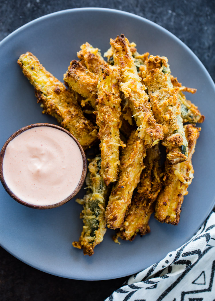 air fryer zucchini fries 10