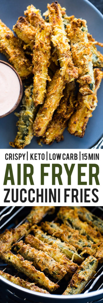 Air Fryer Zucchini Fries (Low Carb – Keto) | Gimme Delicious