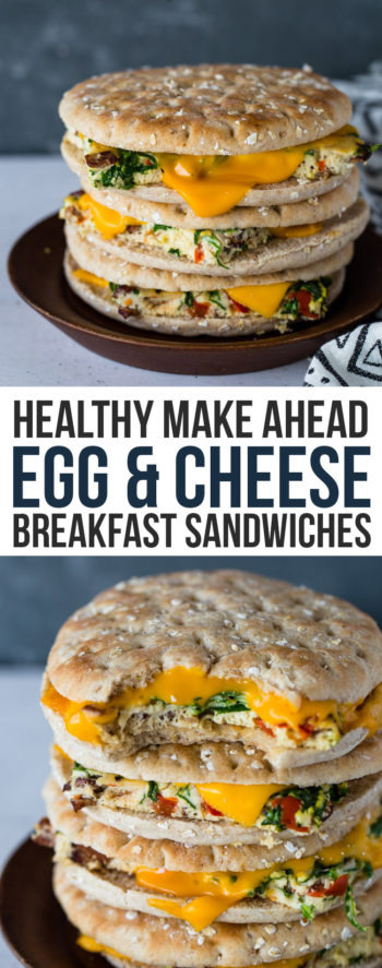 Make-Ahead Egg & Cheese Breakfast Sandwiches (with Keto Option) | Gimme ...