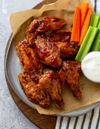 Crispy Air Fryer Chicken Wings (3 Ways!) | Gimme Delicious