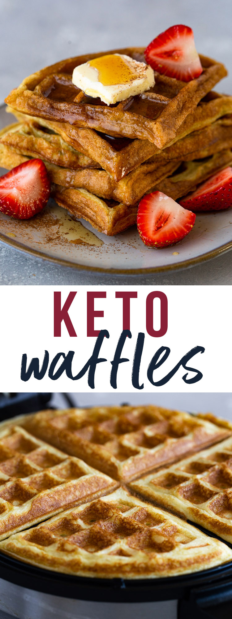 The BEST Keto Waffles