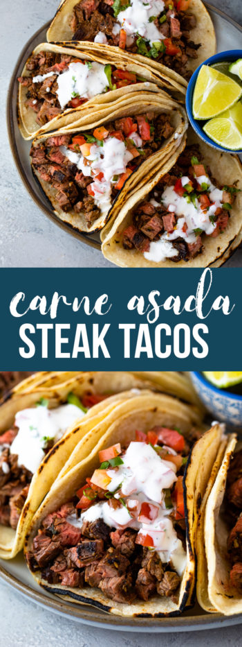 Carne Asada Tacos | Gimme Delicious