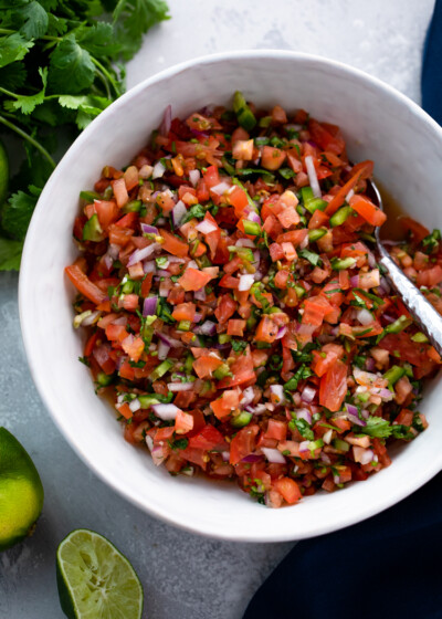 Pico De Gallo (Fresh Tomato Salsa) | Gimme Delicious