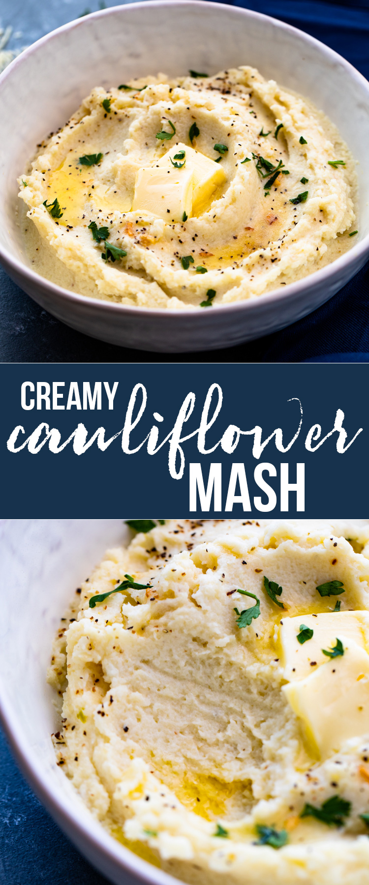 The Best Creamy Mashed Cauliflower (Low-carb/Keto)