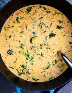 Broccoli Cheddar Soup | Gimme Delicious