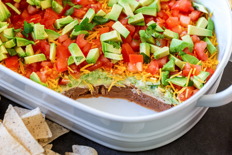 7 Layer Taco Dip | Gimme Delicious