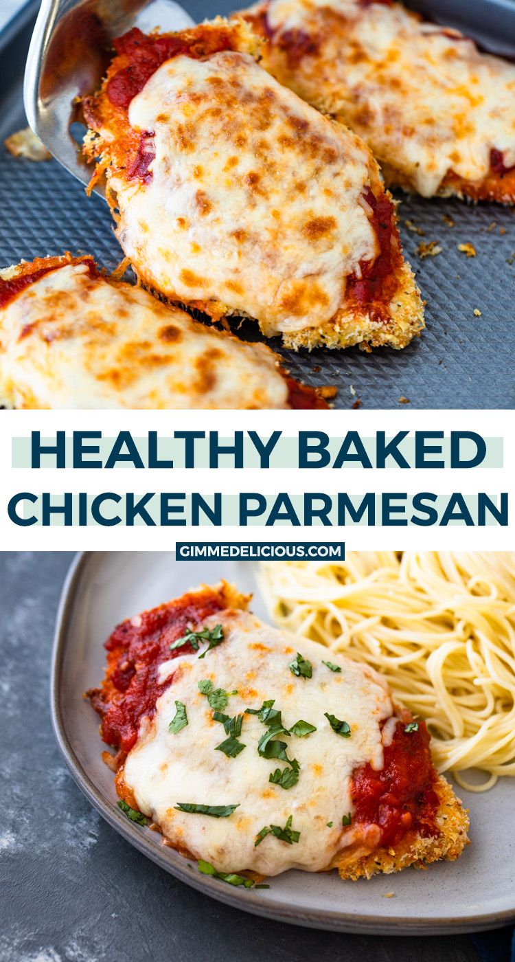 Baked Chicken Parmesan | Gimme Delicious
