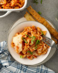 4 Ingredient Chicken Pasta Casserole | Gimme Delicious