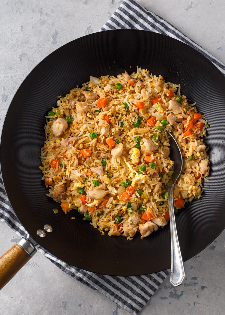 Healthy One-Pan Chicken 'Fried' Rice recipe