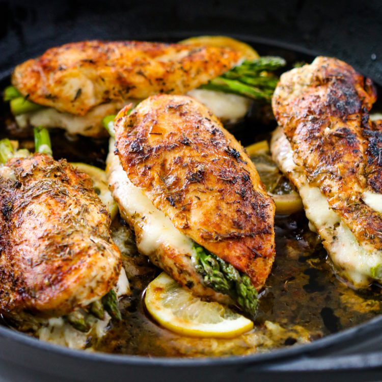 Asparagus Stuffed Chicken | Gimme Delicious