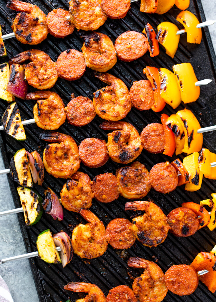 Grilled Cajun Shrimp Kabobs Gimme Delicious