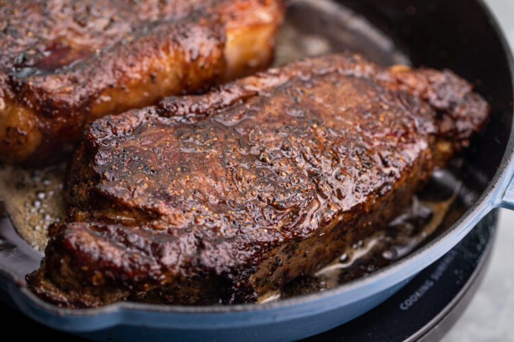 PanSeared Steak with Garlic Butter Gimme Delicious