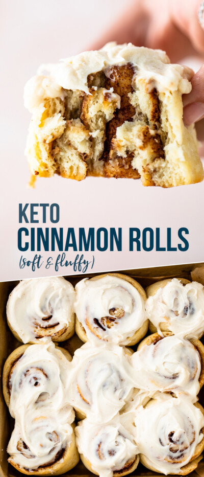 Keto Cinnamon Rolls {Soft & Fluffy!} | Gimme Delicious