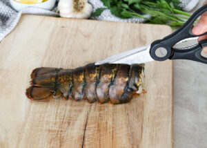 Broiled Lobster Tails with Garlic Lemon Butter | Gimme Delicious