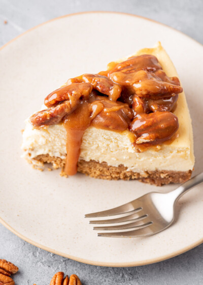 Pecan Pie Cheesecake | Gimme Delicious