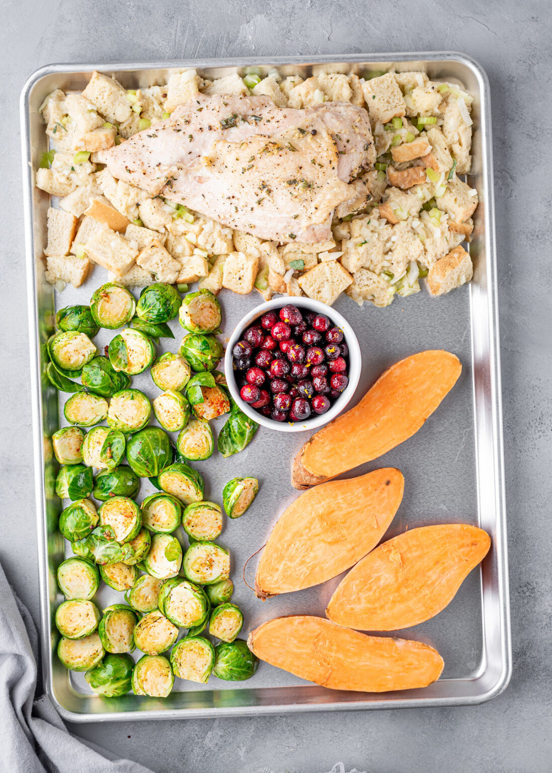 One Pan Thanksgiving Dinner | Gimme Delicious