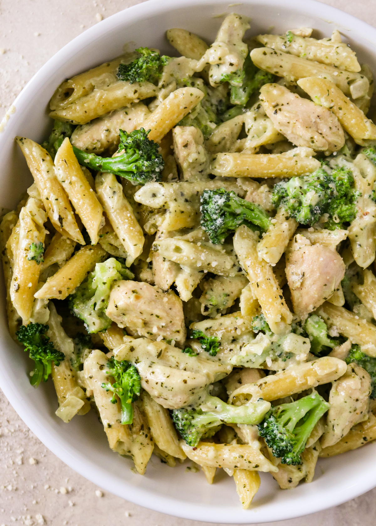 Pesto Chicken and Broccoli Pasta | Gimme Delicious