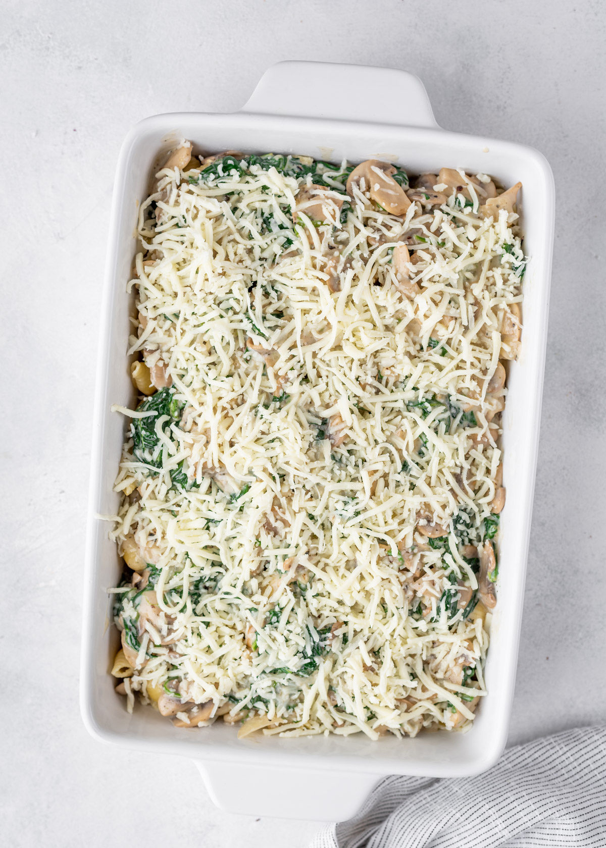 Creamy Spinach Mushroom Pasta Bake Gimme Delicious
