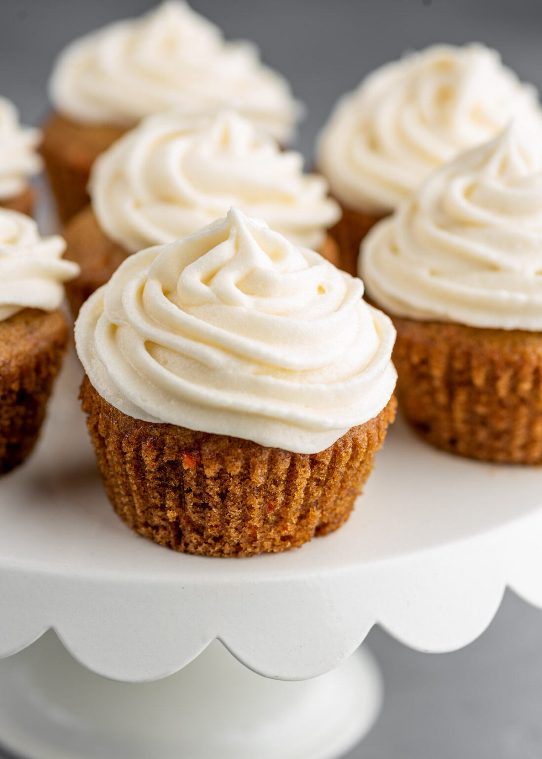 Carrot Cupcakes with Cream Cheese Frosting | Gimme Delicious