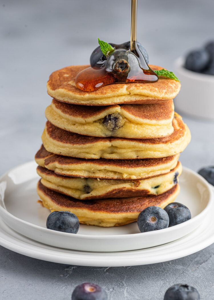 Keto Blueberry Pancakes | Gimme Delicious