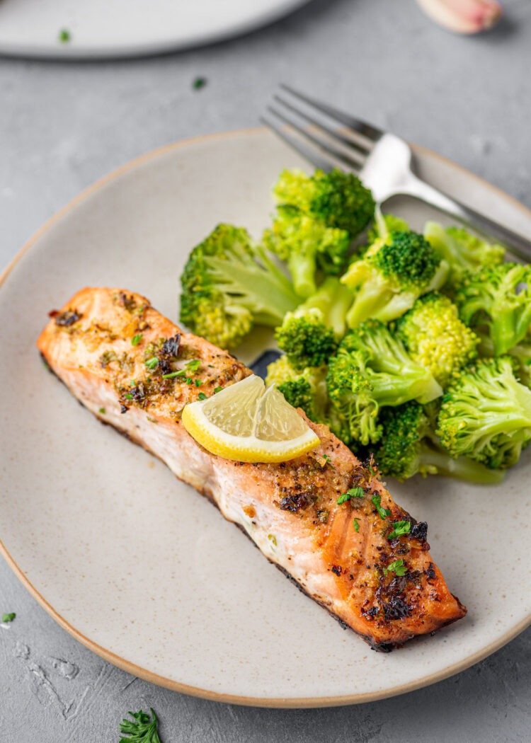 Garlic Butter Roasted Salmon | Gimme Delicious