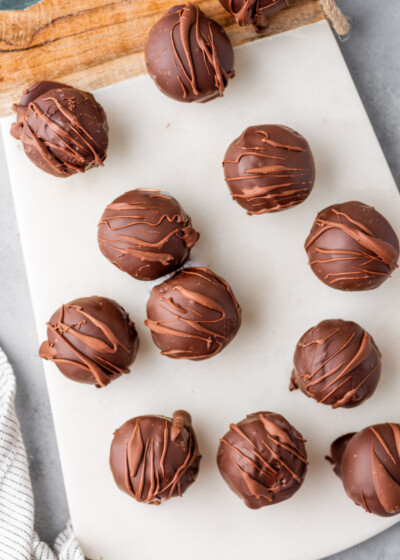 Red Velvet Cake Balls | Gimme Delicious