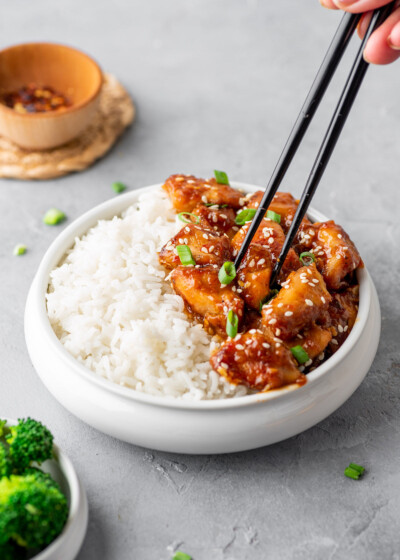 Healthy Orange Chicken | Gimme Delicious