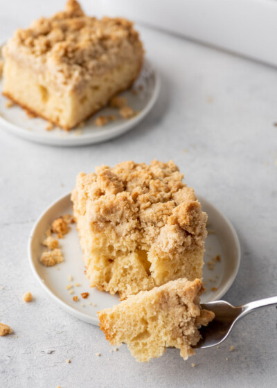 New York Style Crumb Cake | Gimme Delicious