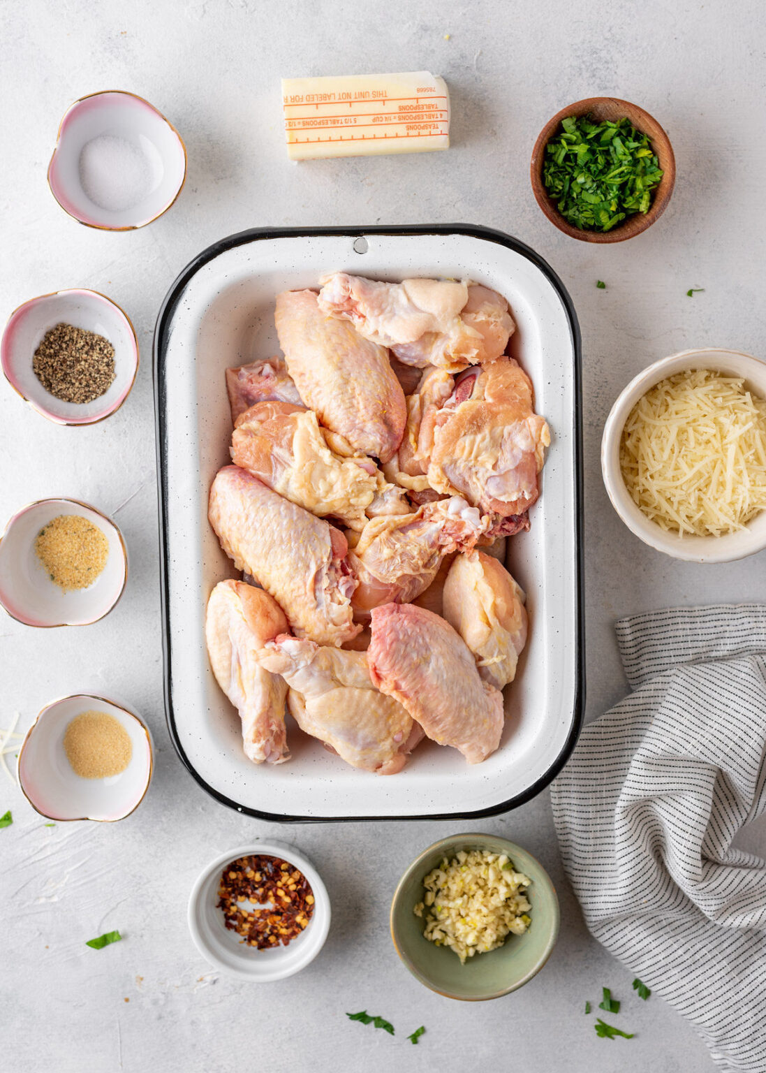 Garlic Parmesan Chicken Wings | Gimme Delicious