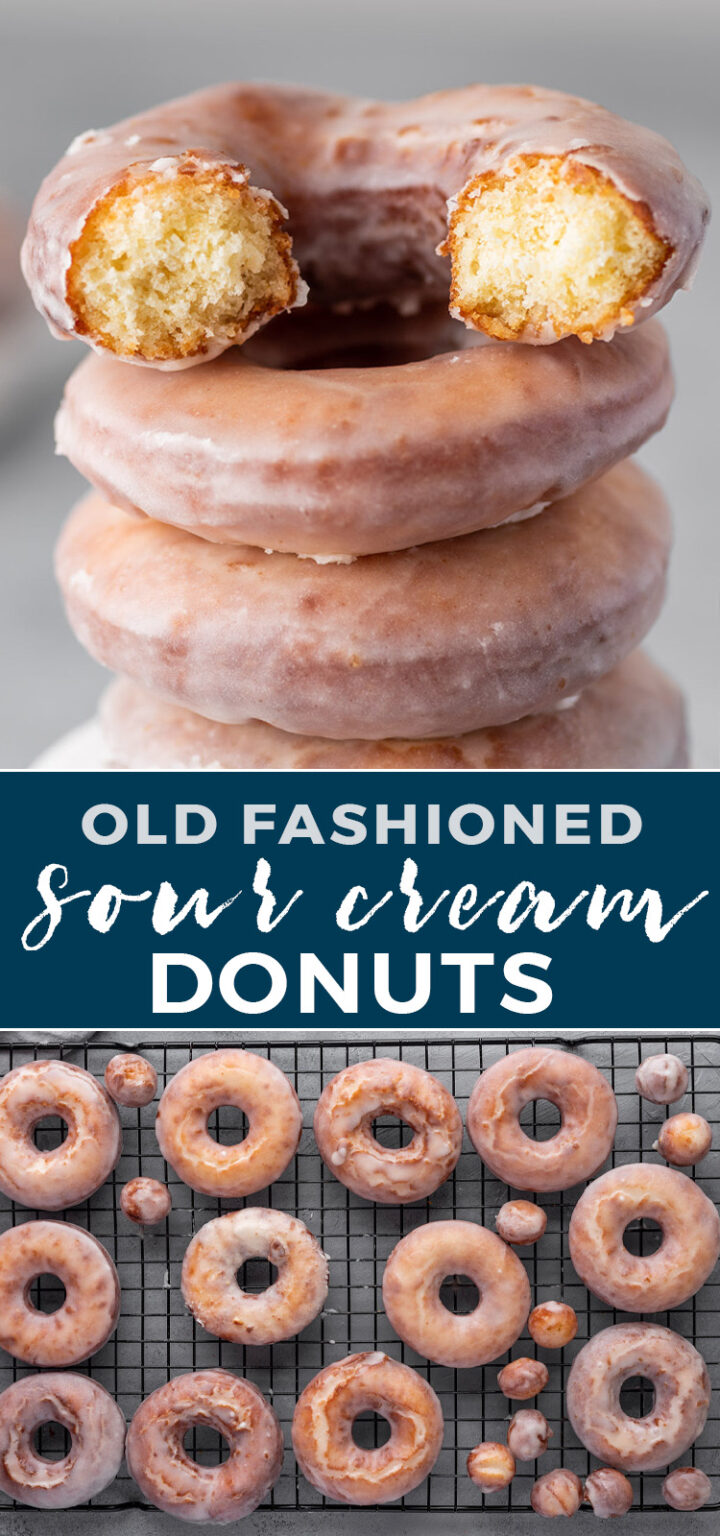 Old Fashioned Sour-cream Donuts | Gimme Delicious