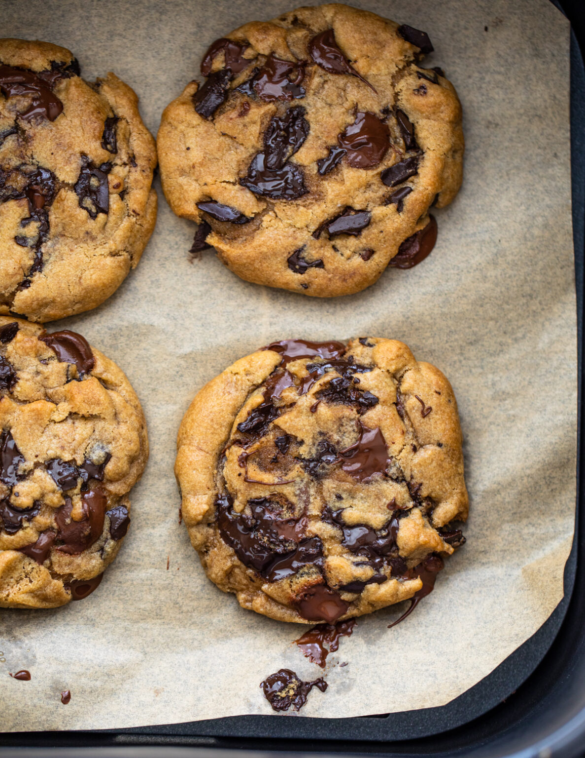 Air Fryer Chocolate Chip Cookies | Gimme Delicious