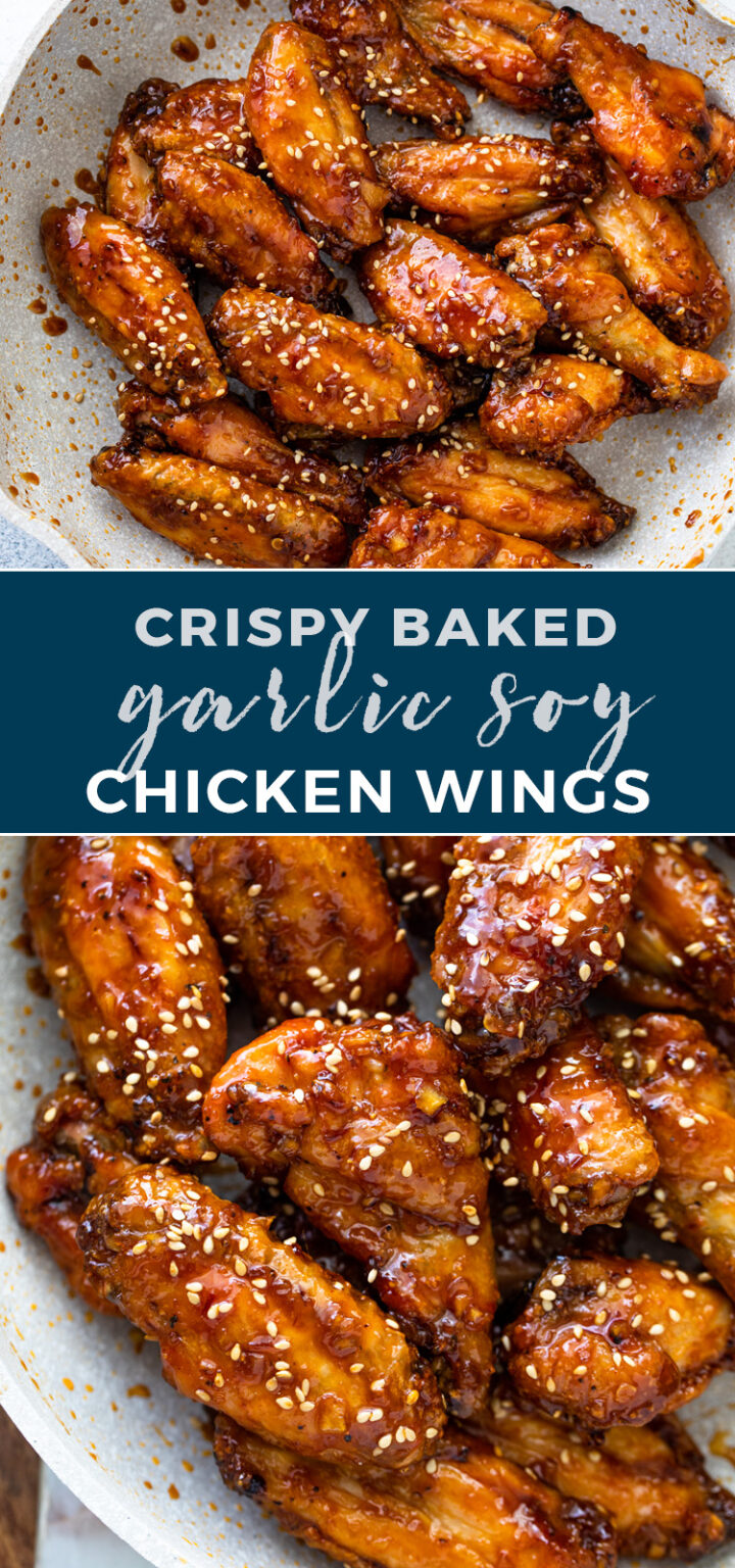 Garlic Soy Chicken Wings | Gimme Delicious