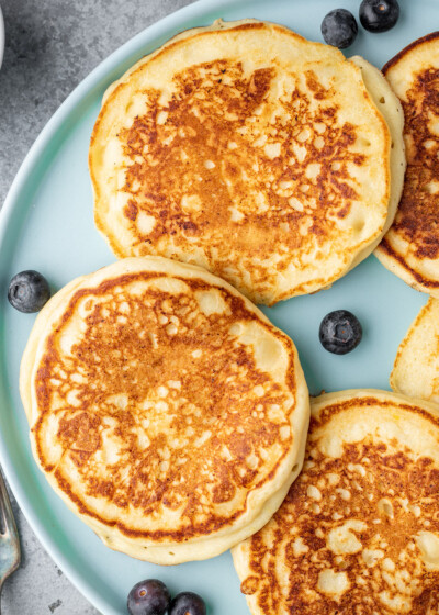 Lemon Ricotta Pancakes | Gimme Delicious