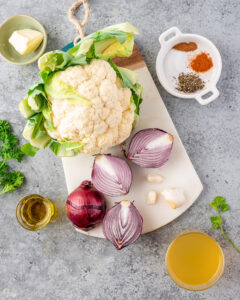 Creamy Roasted Cauliflower Soup | Gimme Delicious