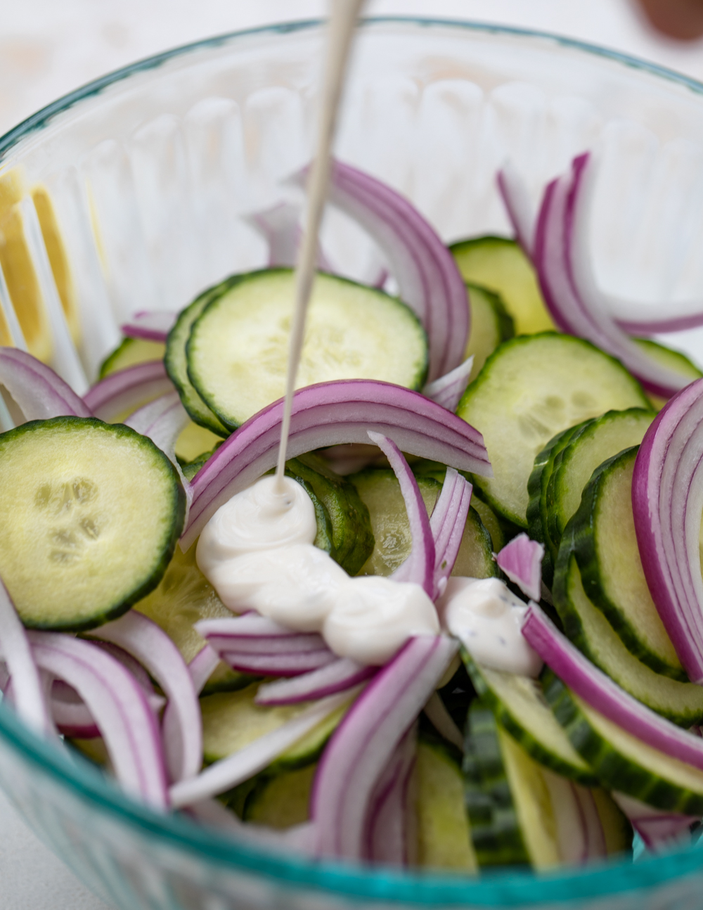 Creamy Cucumber Salad | Gimme Delicious