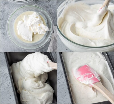 Homemade No-churn Vanilla Ice Cream 