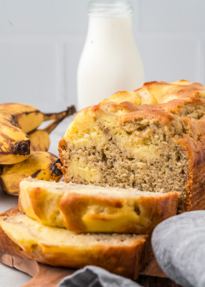 Cheesecake Banana Bread | Gimme Delicious