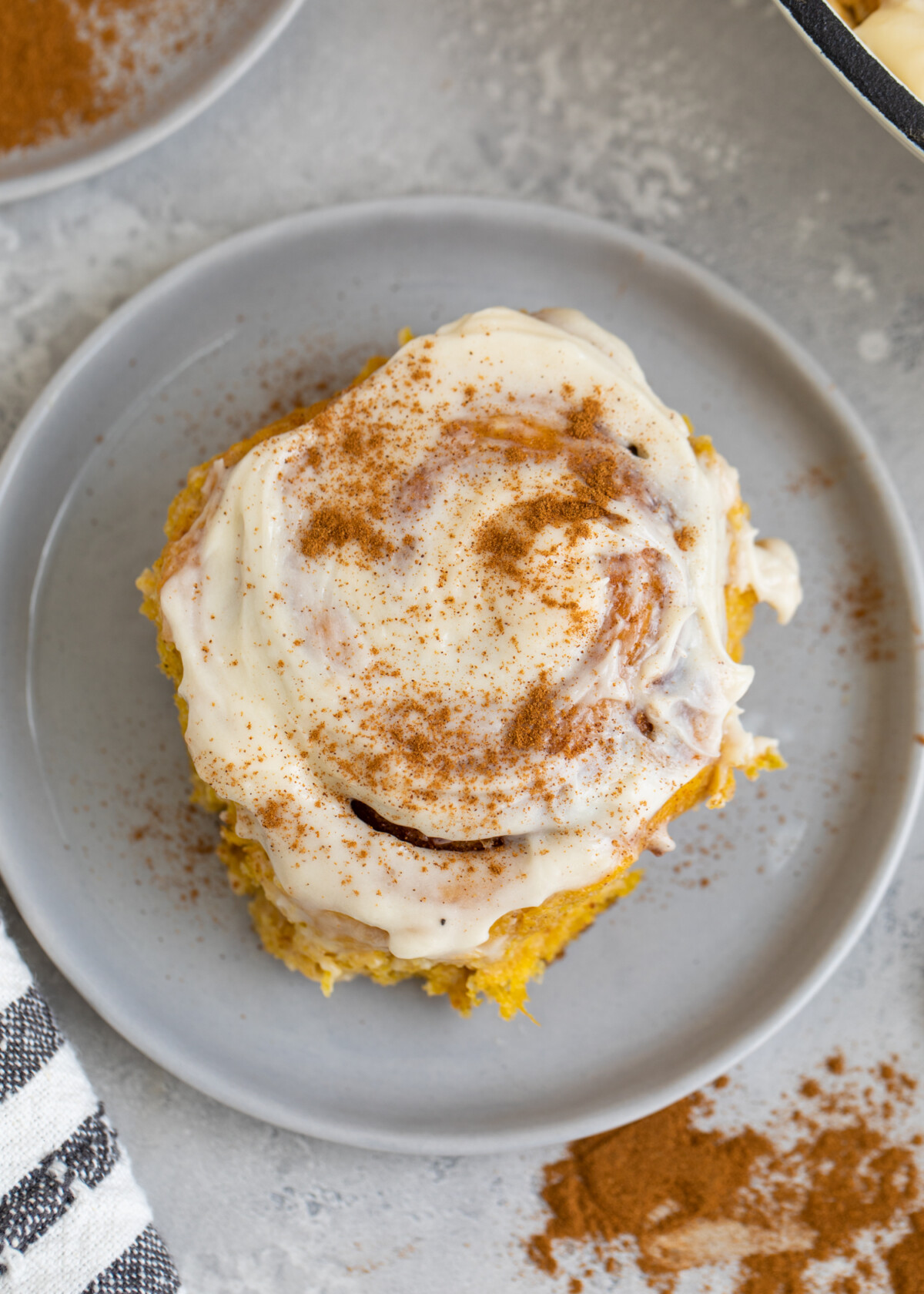 Pumpkin Cinnamon Rolls | Gimme Delicious