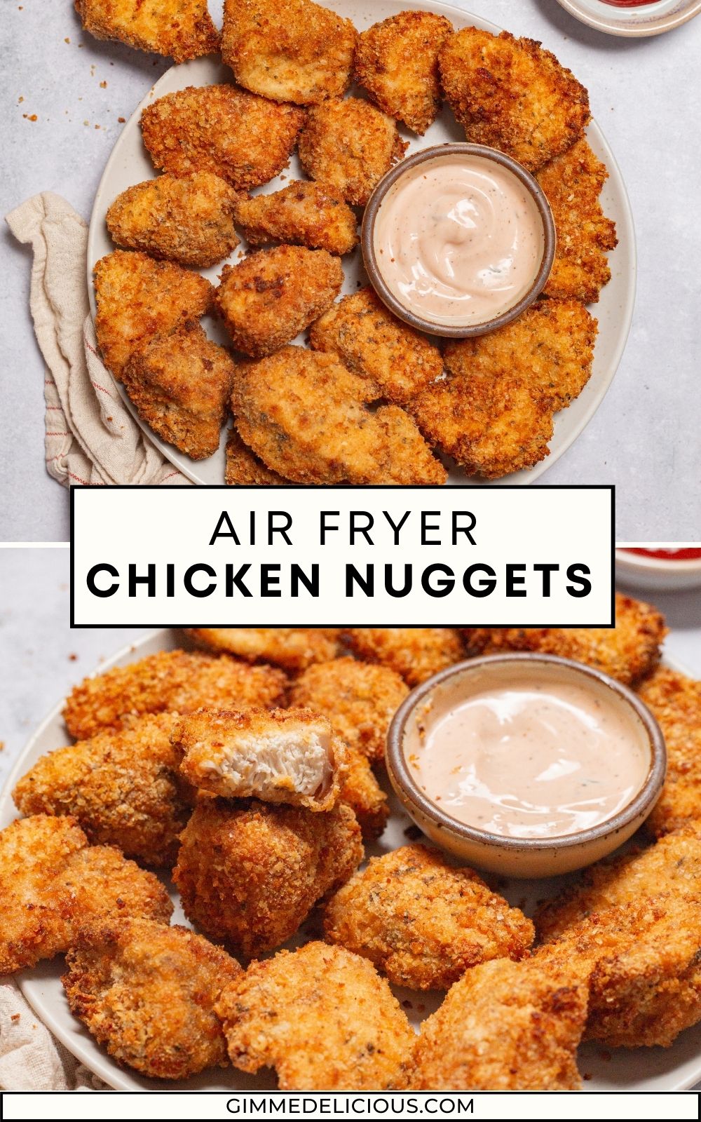 Air Fryer Chicken Nuggets | Gimme Delicious