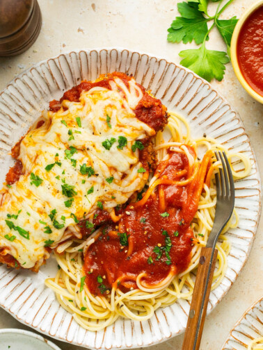 Baked Chicken Parmesan | Gimme Delicious