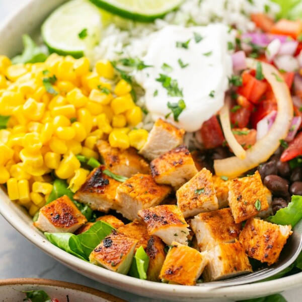 Chipotle Chicken Burrito Bowl | Gimme Delicious