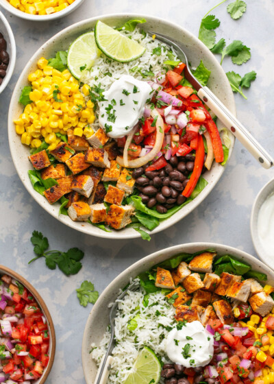 Chipotle Chicken Burrito Bowl | Gimme Delicious