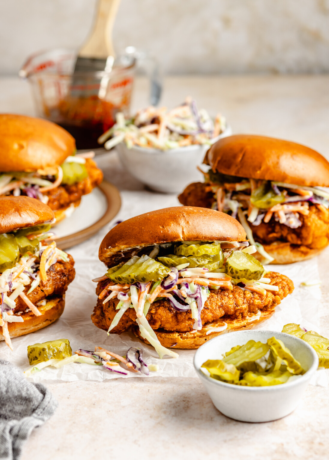 Nashville Hot Chicken Sandwiches | Gimme Delicious