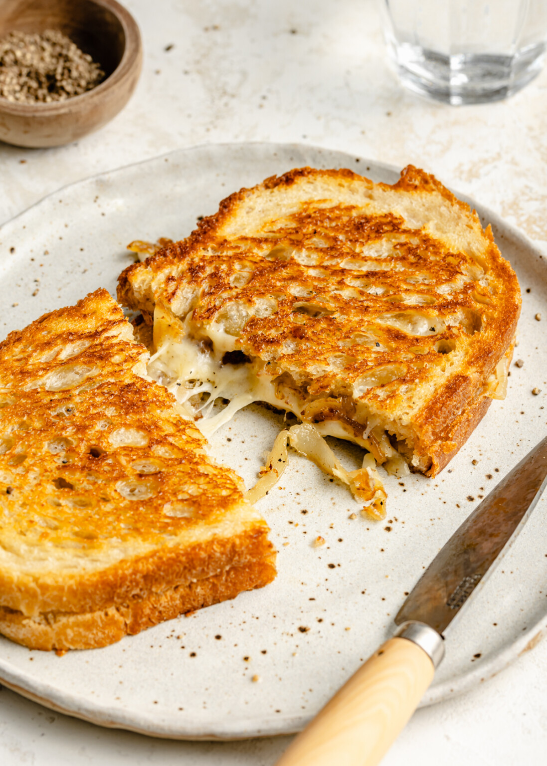 Caramelized Onion Grilled Cheese | Gimme Delicious